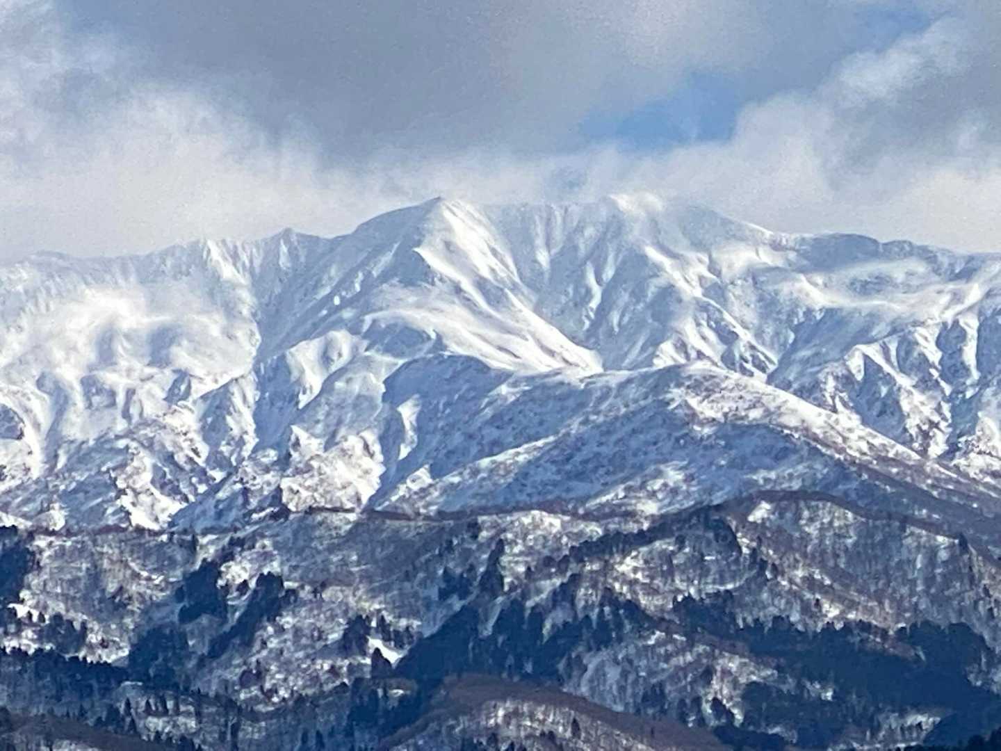 別山が見えました