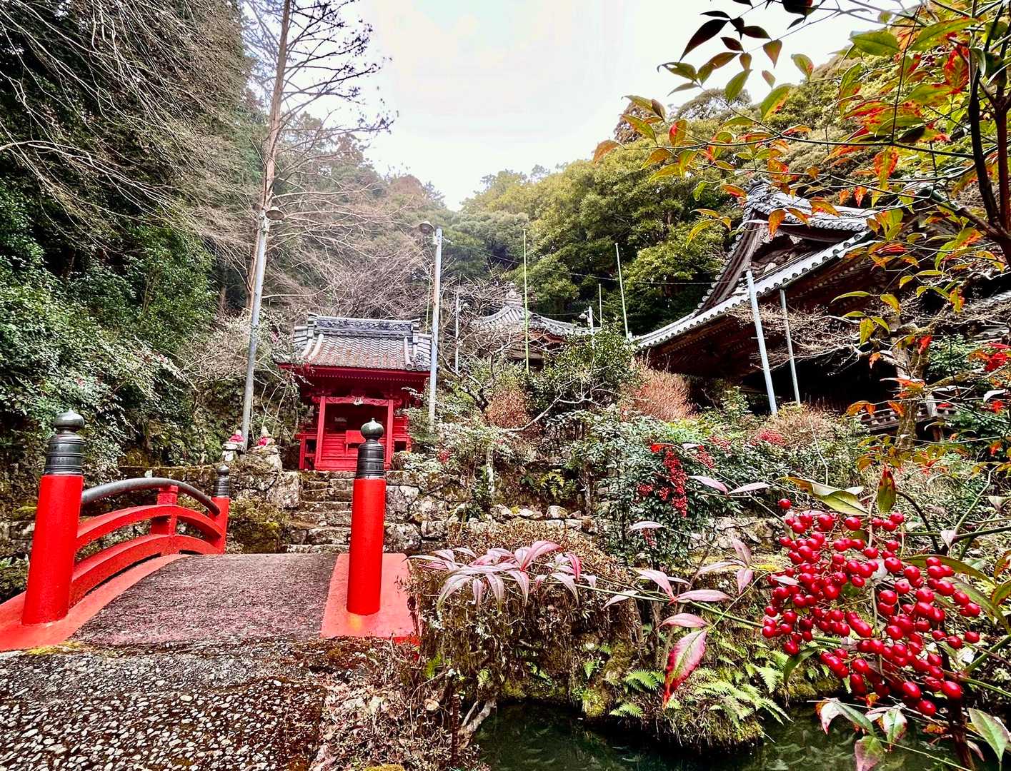 ひっそりとした1400年の古刹を感じながら😌