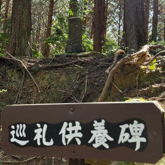 供養石碑が時々ある、私もひとり、無事を🙏