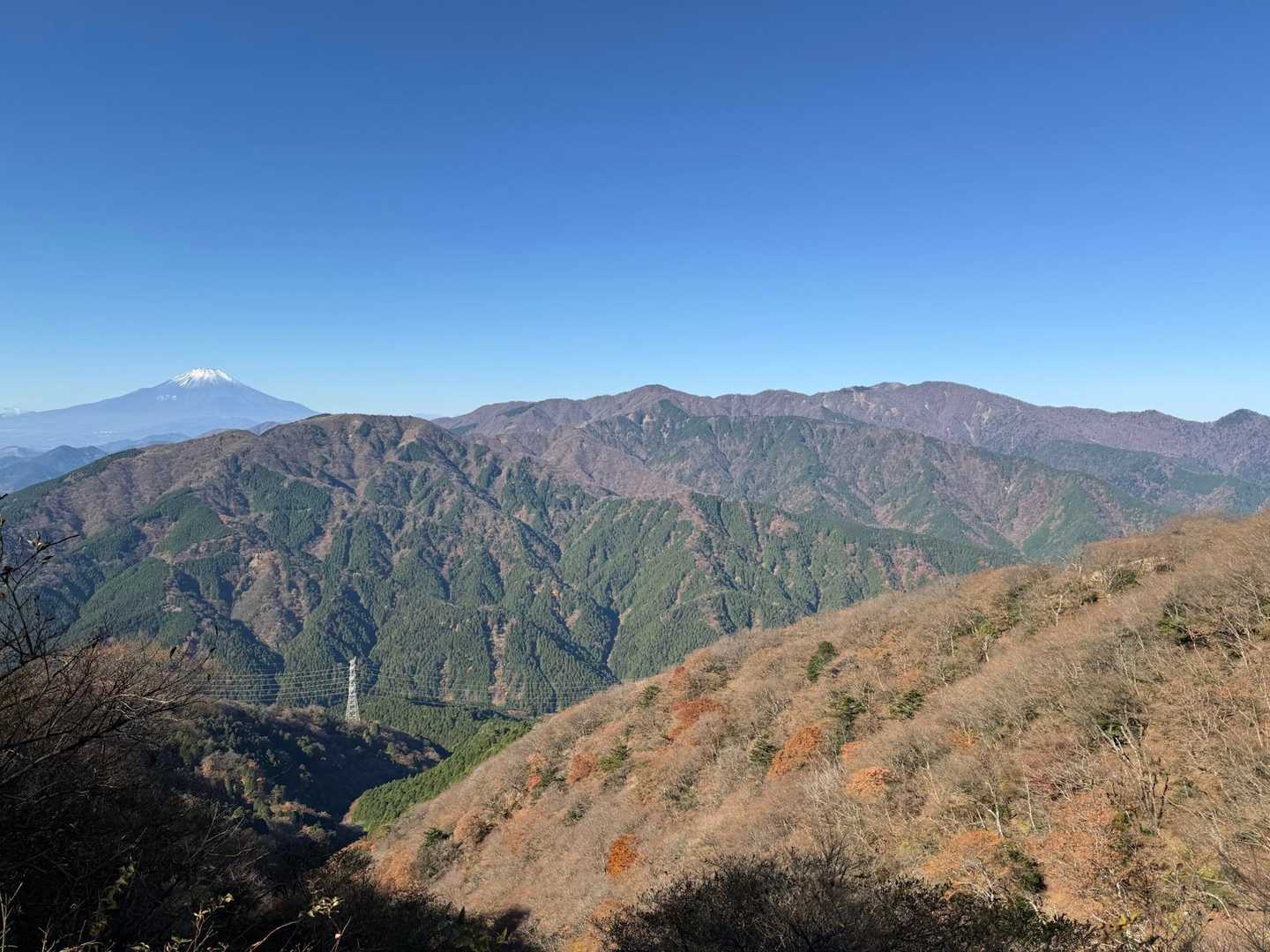 鶴巻温泉駅-吾妻山-善波山-念仏山-高取山-不動越-蓑毛越 縦走コースの写真