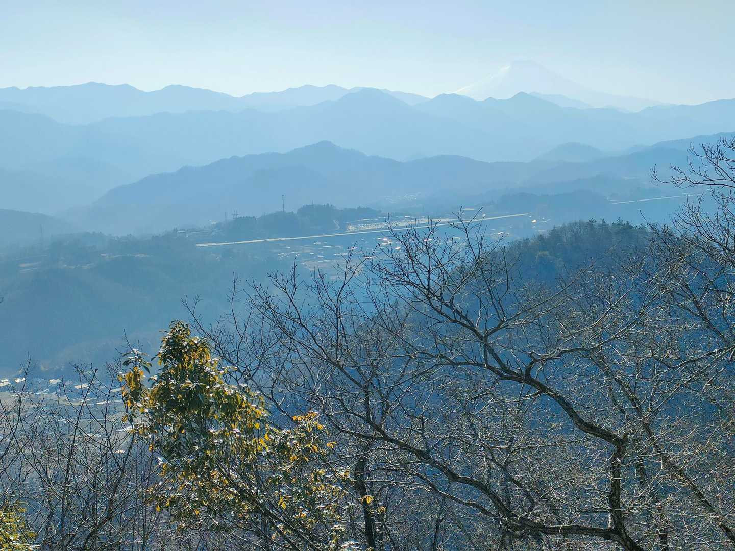 尾続山-実成山-風の神-要害山-尾続バス停 周回コースの写真
