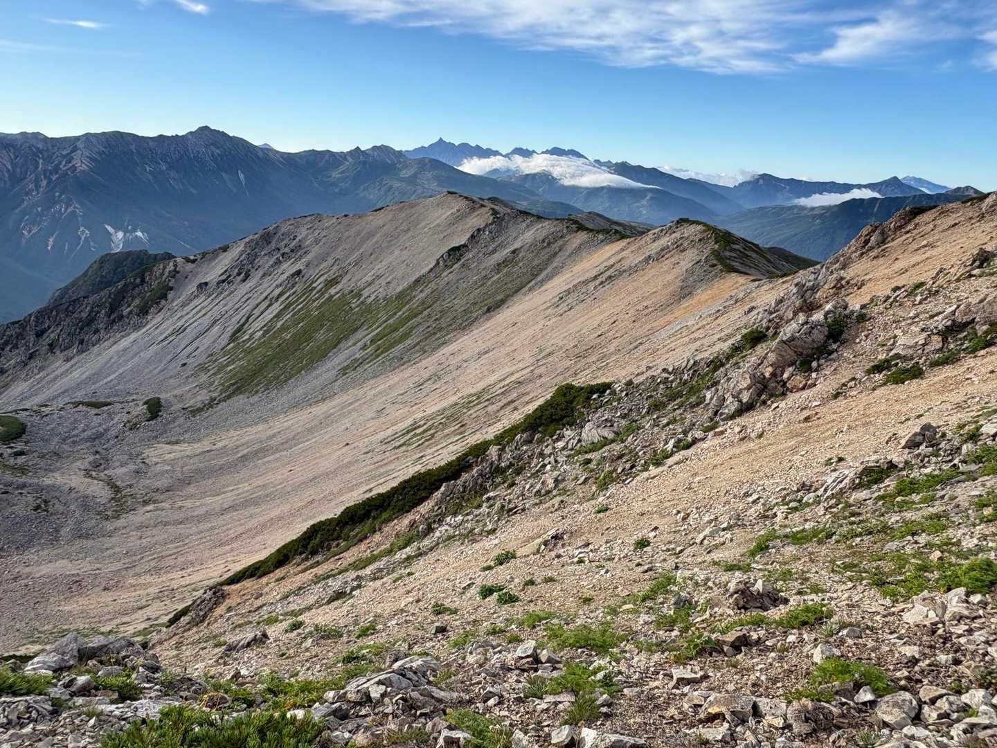 薬師岳登山口-五光岩ベンチ-太郎山-薬師峠-薬師平-薬師岳 往復コースの写真