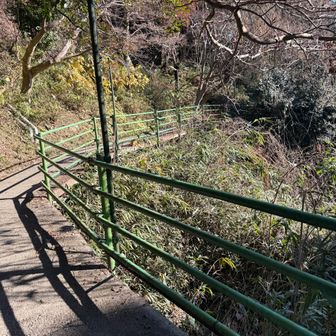 西の丸址からロープウエイ駅へ。