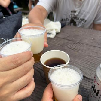 軽く乾杯！