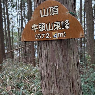 東峰は眺望無し