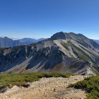 真砂岳と立山三山
きれいな稜線