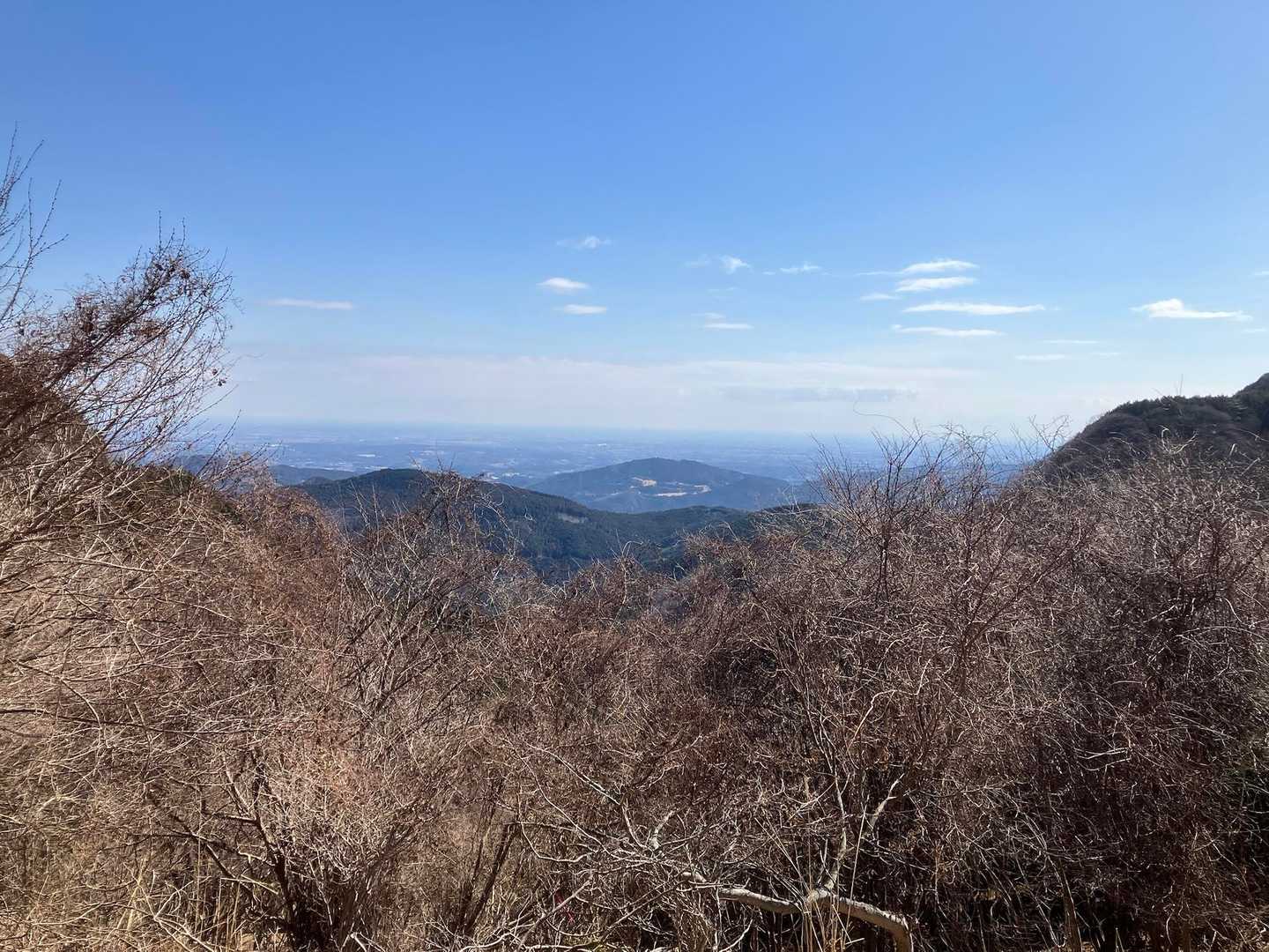低山だが見晴らし良し