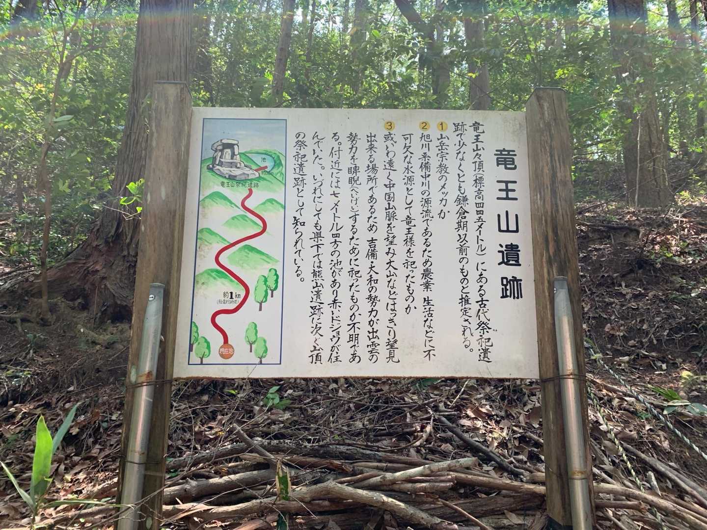 高岡神社-竜王山 往復コースの写真