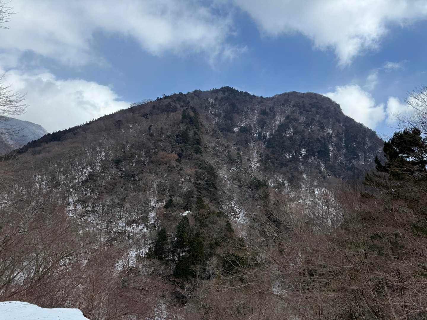 トサカ山　下山すると晴れるあるある