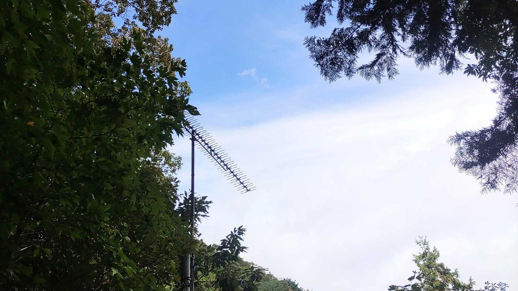 青空が覗いた