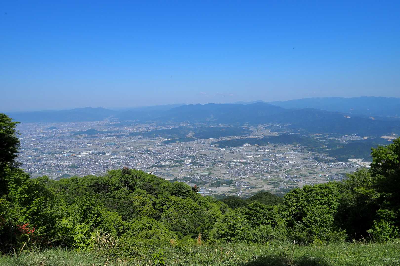 パラグライダー広場からの眺めはいつも最高