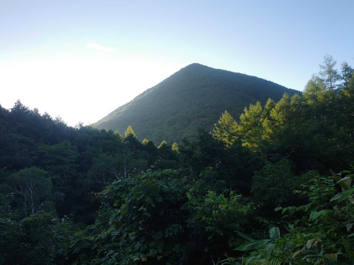 振り返って桟敷山