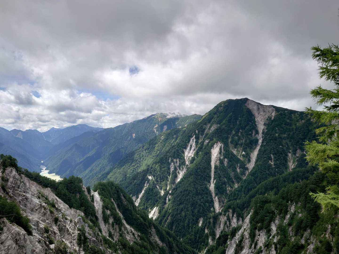 七倉岳-船窪乗越-船窪岳 往復コースの写真