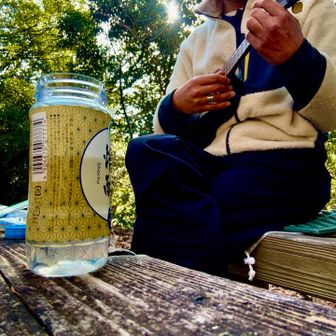 ・・・でも寒い😨
やはりまだ、ウクレレハイクには向かない季節です😅

飲み干したら帰ります🫡