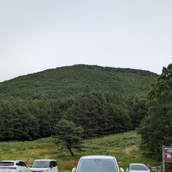 休暇村駐車場に戻りました。目の前は村上山
ご覧頂き有難とう御座いました🙏
