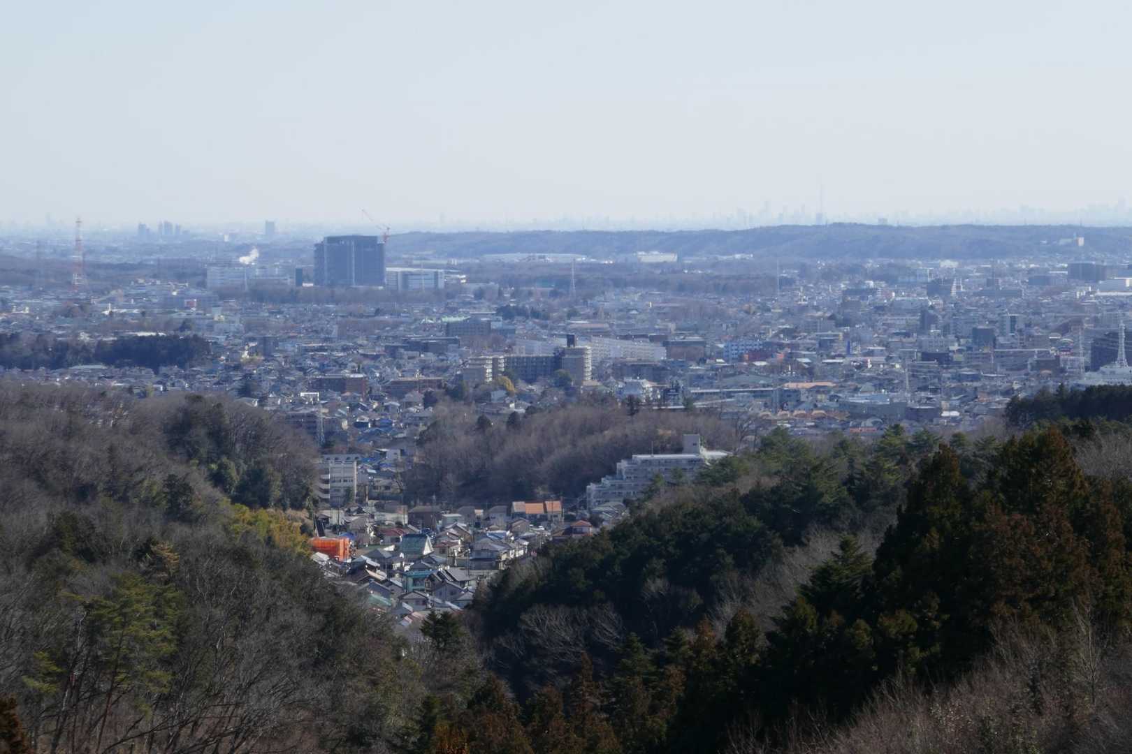 いつもの展望台。
スカイツリーもよく見えます。