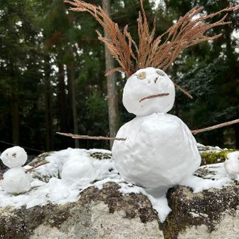 ファンキー雪だるまw