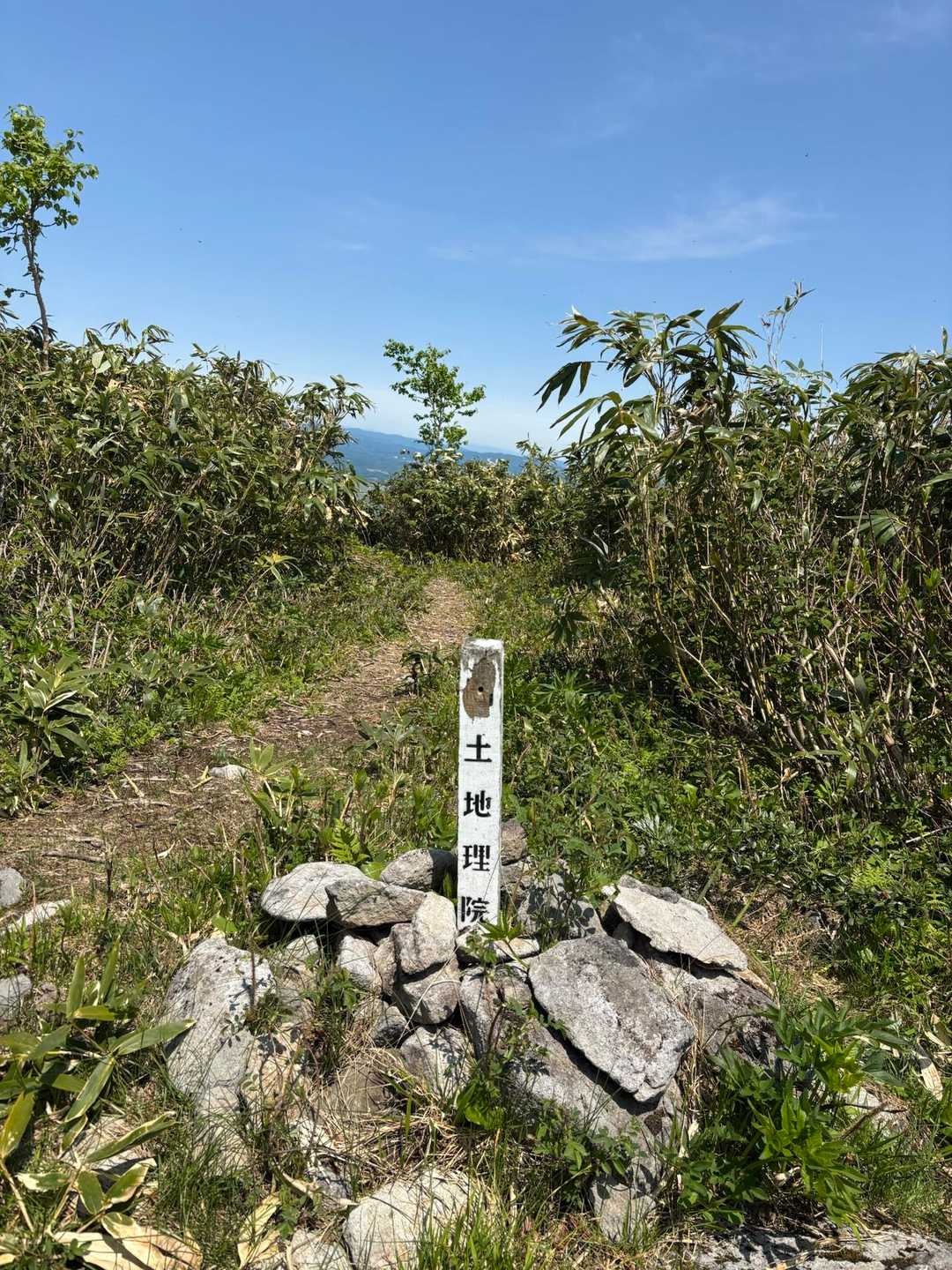 沖里河山-無名山-音江山 往復コースの写真