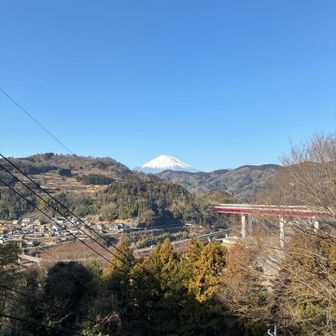 登り始めて直ぐに富士山🗻が！
最初は喜んで写真撮ってましたが、後からもっと素敵な眺望が沢山見られます。