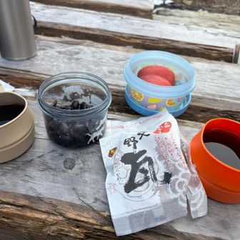 ねえさんからお菓子
あけてもうてから
写真とる
