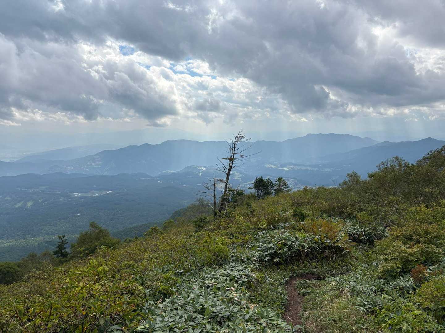 西登山口へ降りていきます♪