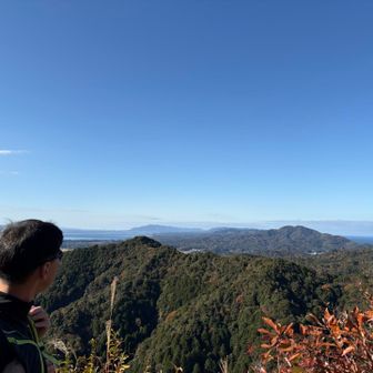 出雲方面を眺める