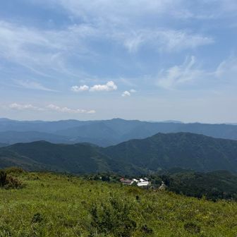 山並みが素晴らしい。