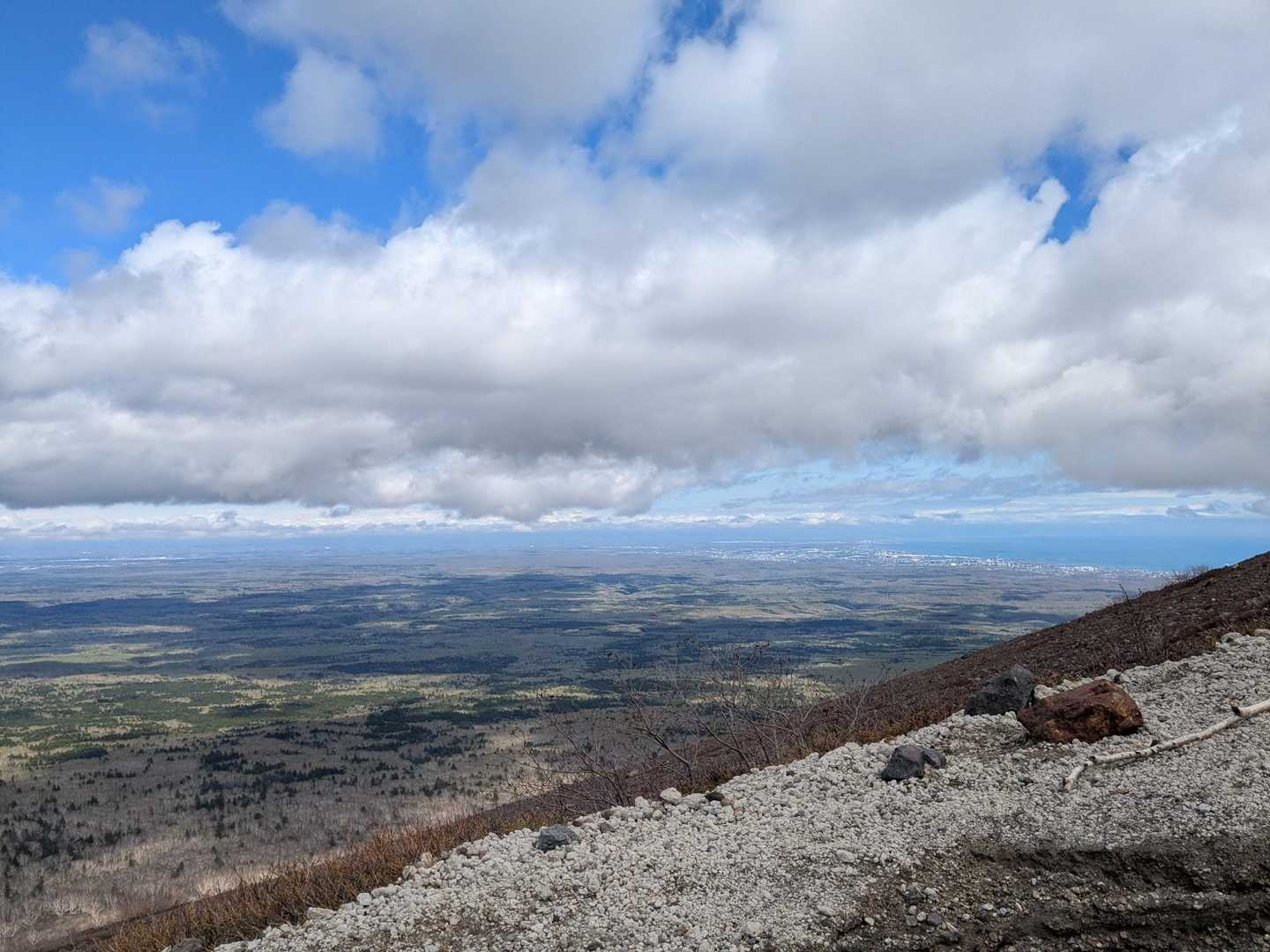 樽前山五合目ゲート-樽前山七合目登山口-樽前山 往復コースの写真