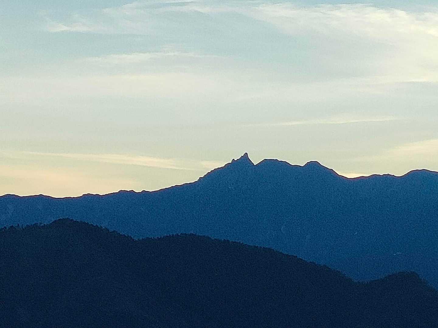 槍ヶ岳　とんがってるねー
