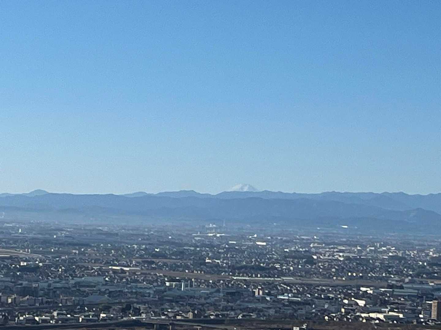 富士山も見える快晴🗻