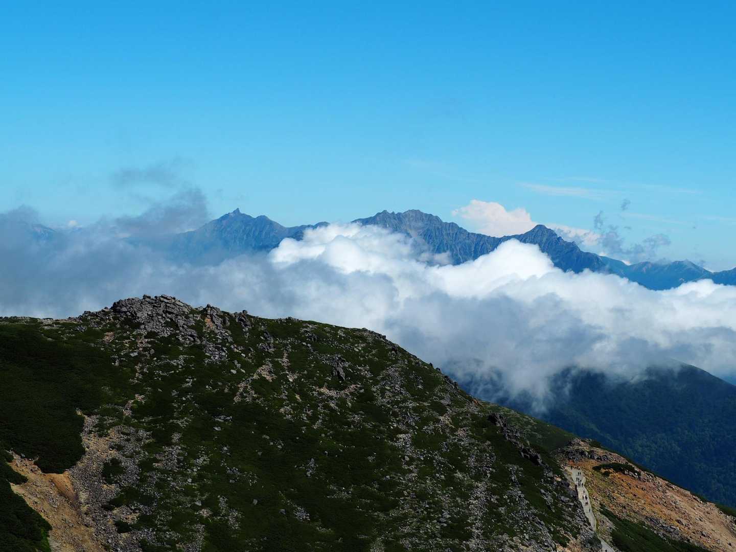 三本滝バス停-剣ヶ峰口-乗鞍岳 往復コースの写真