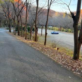 駐車場にはうちの車だけ🚙
天気が良かったので、久しぶりにオープンにして乗りました🌬️
