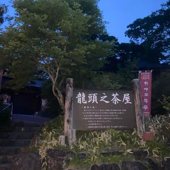 一度通り過ぎたものの、戻って龍頭ノ滝に寄ってみました😽
無人の暗いところで滝を観るのもいいものですよ🥹