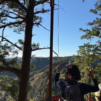 鐘掛岩に🔔がありました〜😊
撮っていただきありがとうございました😄