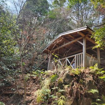 休憩所、東屋！