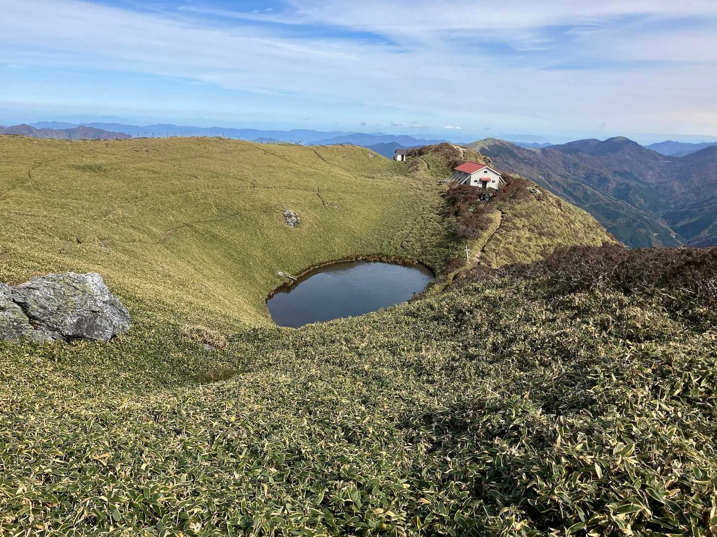 山頂に近いおなじみの景色