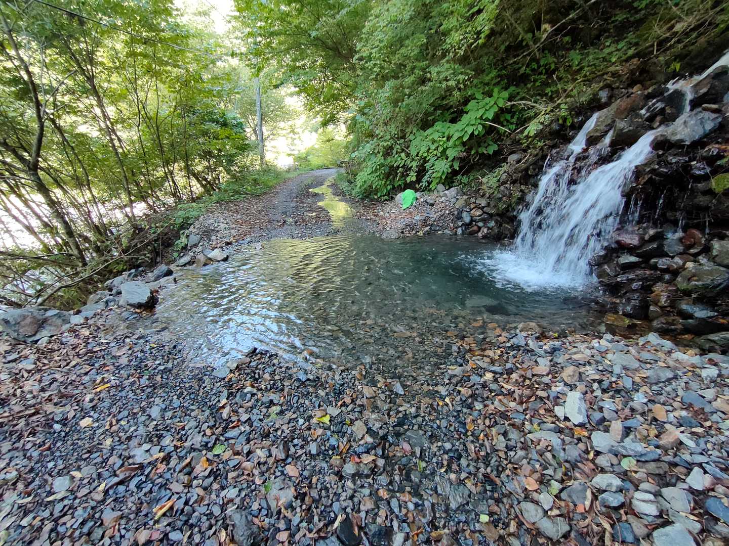 水量は減ってました