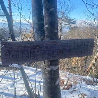 荷渡権現山の山頂
にわたりごんげんやま、だそうです笑