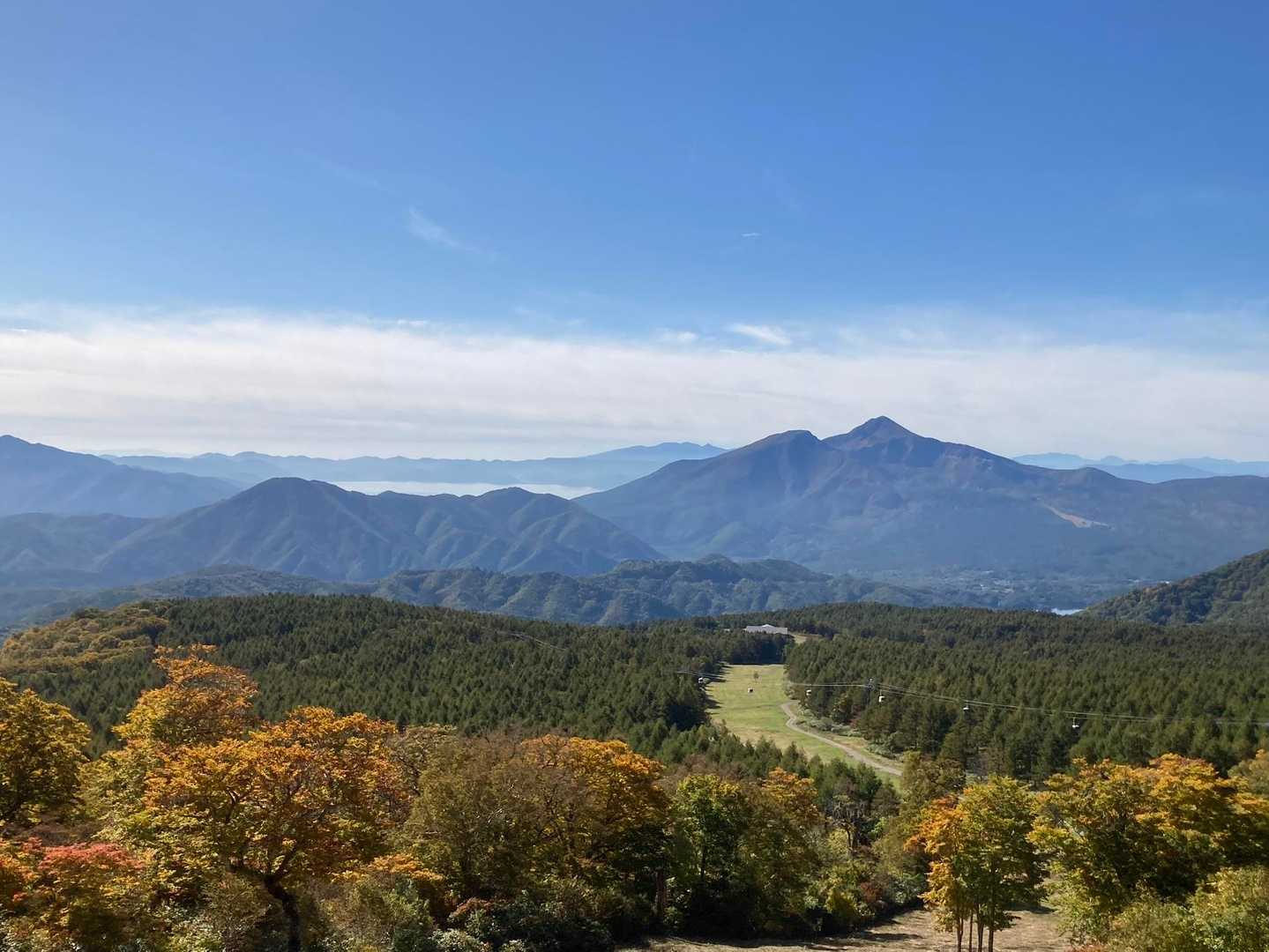 猪苗代湖と磐梯山