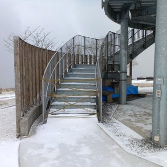 展望台は閉鎖中😭