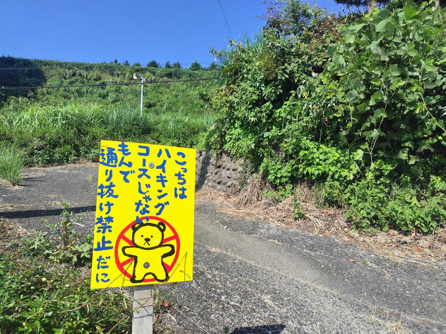 粟ヶ岳 往復コースの写真