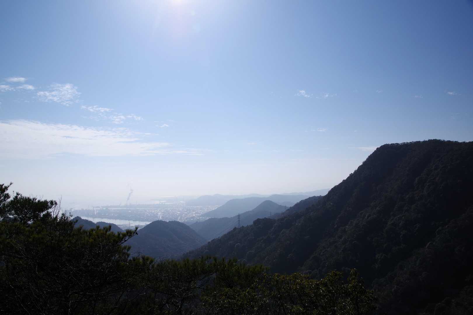 傘山八景14八畳岩。
からの眺め😊