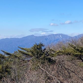 赤城山。この間行った地蔵岳のテレビ塔もはっきり
