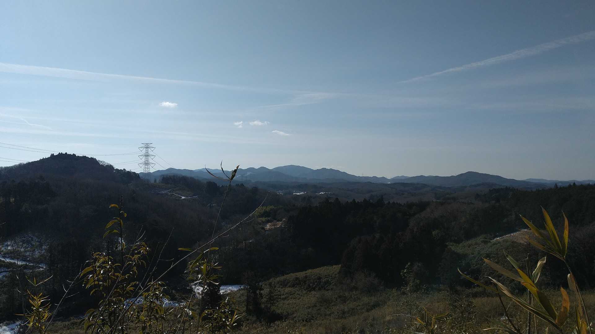 芳賀郡の最高峰雨巻山。