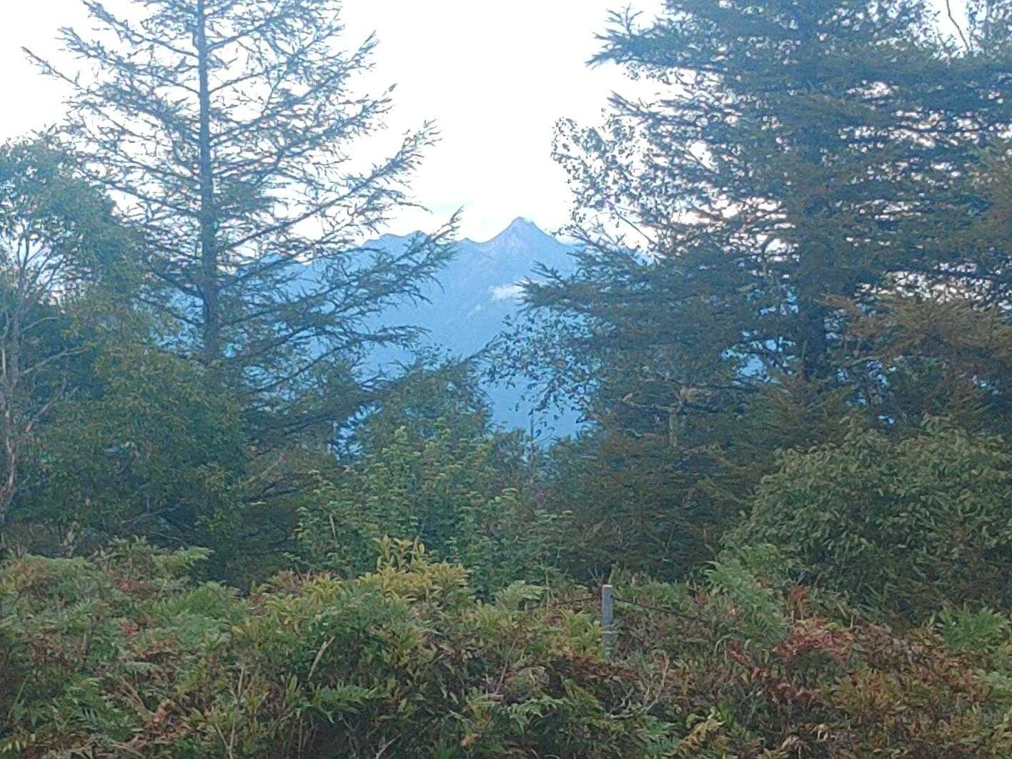 八ヶ岳(赤岳)も見えました