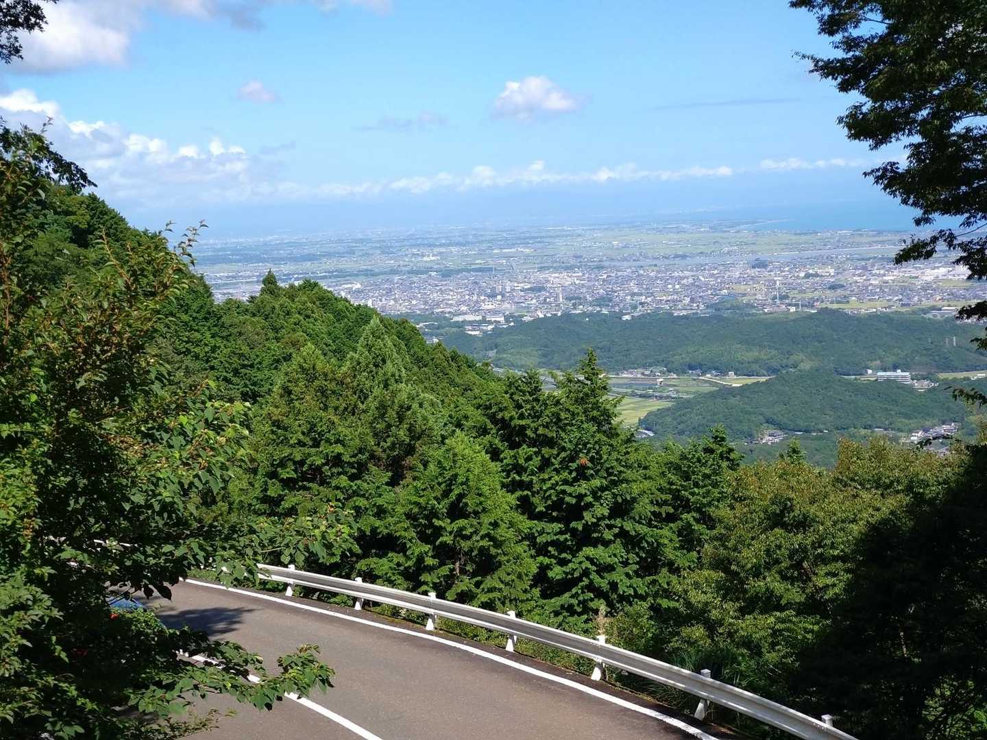 橋の上から