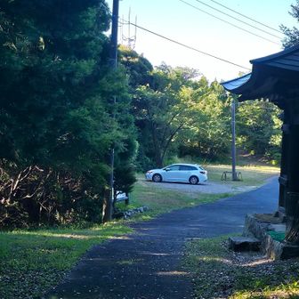 もう直ぐ駐車場🚙