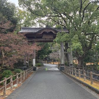 小雨の中をスタート