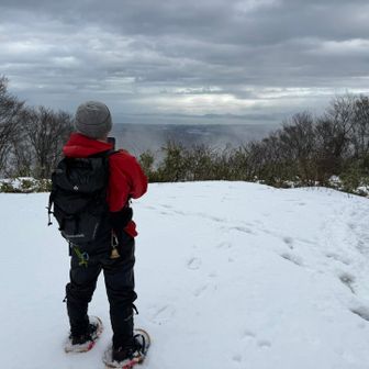 曇っていますが、展望はあります