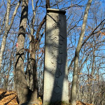 徳本上人の南無阿弥陀佛の名号碑。全国行脚をした上人が信濃を巡錫したのは文化13（1816）年4月から8月とされています。この名号碑には「文化十三丙子年五月　東寺尾村」と刻まれています。全国に残る徳本上人の名号碑が最も多く建立されたのは信濃で、確認されているだけで490基あるそうです(2019年11月26日現在）。うち長野市は96基で全国の市町村で最多。